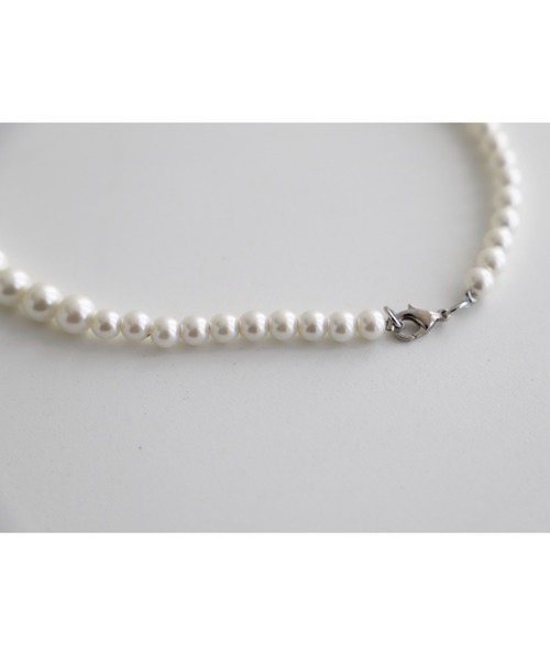 Cupid Heart（キューピッドハート）の「【Cupid Heart】結婚式アクセサリー♪イヤリング付パールロンデルネックレス（ネックレス・レディース・ベージュ・MEDIUM）」の17枚目の写真