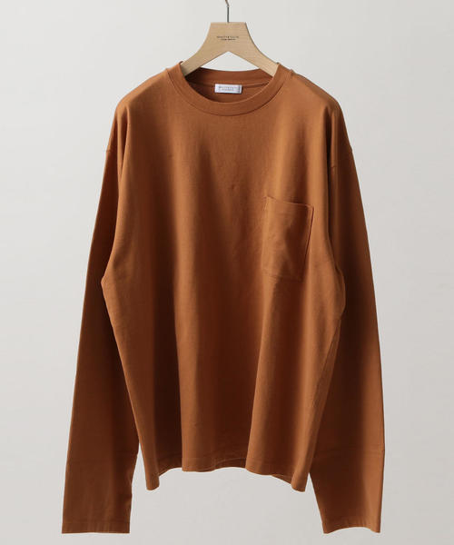 BEAUTY&YOUTH UNITED ARROWS（ビューティーアンドユースユナイテッドアローズ）の「by ワイド ロングアーム カットソー -MADE IN JAPAN- ◆（Tシャツ/カットソー・メンズ・ホワイト/ダークブラウン/グレー/ベージュ/ブラック・LARGE/MEDIUM/SMALL/X-LARGE）」の20枚目の写真