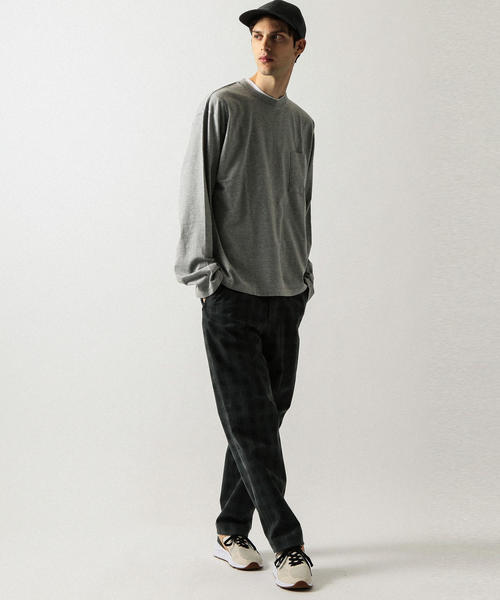BEAUTY&YOUTH UNITED ARROWS（ビューティーアンドユースユナイテッドアローズ）の「by ワイド ロングアーム カットソー -MADE IN JAPAN- ◆（Tシャツ/カットソー・メンズ・ホワイト/ダークブラウン/グレー/ベージュ/ブラック・LARGE/MEDIUM/SMALL/X-LARGE）」の8枚目の写真