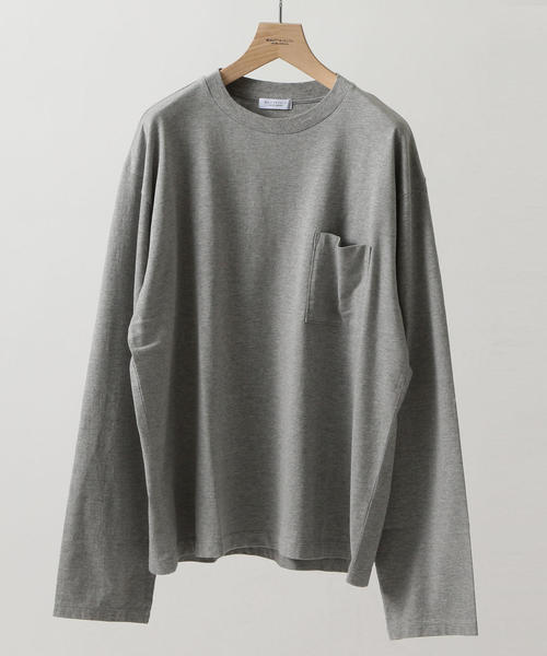BEAUTY&YOUTH UNITED ARROWS（ビューティーアンドユースユナイテッドアローズ）の「by ワイド ロングアーム カットソー -MADE IN JAPAN- ◆（Tシャツ/カットソー・メンズ・ホワイト/ダークブラウン/グレー/ベージュ/ブラック・LARGE/MEDIUM/SMALL/X-LARGE）」の10枚目の写真