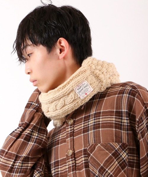 boussnleスヌード＆アームウォーマー セール】KANGOL ボア＆フェイクファースヌード（ネック