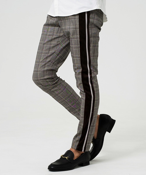 GOSTAR DE FUGA（ゴスタール ジフーガ）の「ラインスラックスパンツ（その他パンツ・メンズ・ブラック/ベージュ・S/M/L）」の2枚目の写真