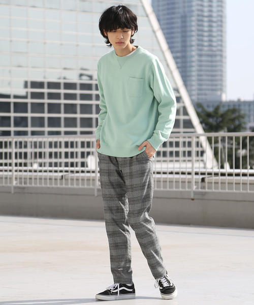 coen（コーエン）の「CVCスウェットクルーネック2（スウェット・メンズ・ネイビー/ケリー/ナチュラル/ライラック・LARGE/X-LARGE/SMALL/MEDIUM）」の18枚目の写真