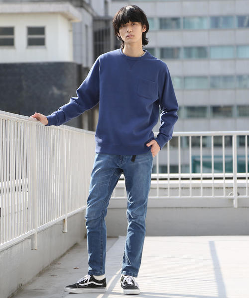 coen（コーエン）の「CVCスウェットクルーネック2（スウェット・メンズ・ネイビー/ケリー/ナチュラル/ライラック・LARGE/X-LARGE/SMALL/MEDIUM）」の13枚目の写真