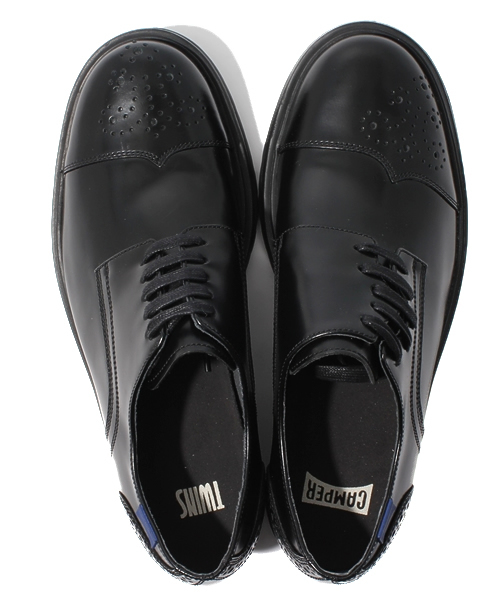 CAMPER（カンペール）の「TWINS (ツインズ)（ドレスシューズ・メンズ・ブラック・25.0cm/25.5cm/26.0cm/27.0cm/27.5cm/28.0cm）」の8枚目の写真