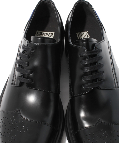 CAMPER（カンペール）の「TWINS (ツインズ)（ドレスシューズ・メンズ・ブラック・25.0cm/25.5cm/26.0cm/27.0cm/27.5cm/28.0cm）」の9枚目の写真