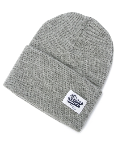 Another Edition（アナザーエディション）の「AE SOLID RIB KNIT CAP（ハット・レディース・ワインレッド/ブラック/ライトグレー・フリー）」の8枚目の写真