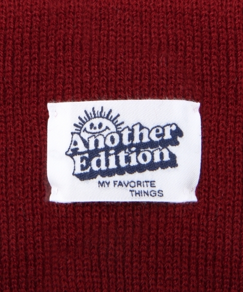 Another Edition（アナザーエディション）の「AE SOLID RIB KNIT CAP（ハット・レディース・ワインレッド/ブラック/ライトグレー・フリー）」の5枚目の写真
