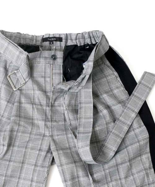 Lazar（ラザル）の「サイドライン ワイド テーパードパンツ/シェフパンツ/イージーパンツ/ベルトセット（その他パンツ・メンズ・ブラック/グレー系その他/ベージュ系その他・M/L）」の8枚目の写真