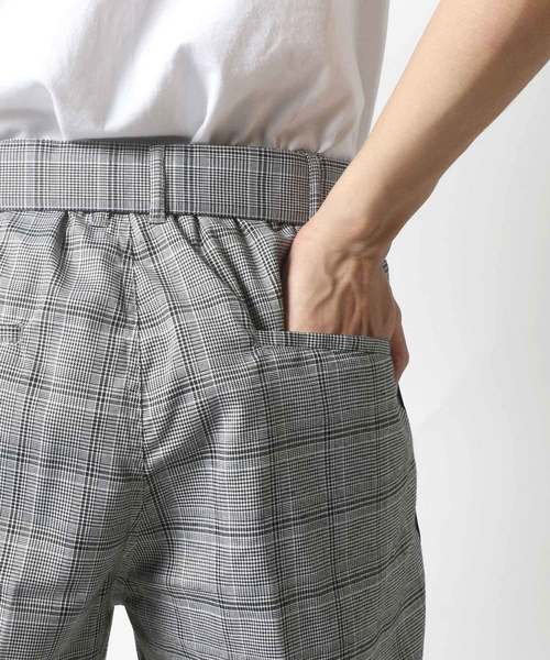 Lazar（ラザル）の「サイドライン ワイド テーパードパンツ/シェフパンツ/イージーパンツ/ベルトセット（その他パンツ・メンズ・ブラック/グレー系その他/ベージュ系その他・M/L）」の10枚目の写真