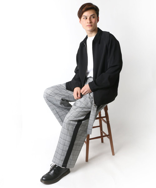 Lazar（ラザル）の「サイドライン ワイド テーパードパンツ/シェフパンツ/イージーパンツ/ベルトセット（その他パンツ・メンズ・ブラック/グレー系その他/ベージュ系その他・M/L）」の16枚目の写真