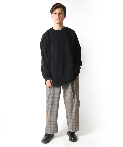 Lazar（ラザル）の「サイドライン ワイド テーパードパンツ/シェフパンツ/イージーパンツ/ベルトセット（その他パンツ・メンズ・ブラック/グレー系その他/ベージュ系その他・M/L）」の19枚目の写真