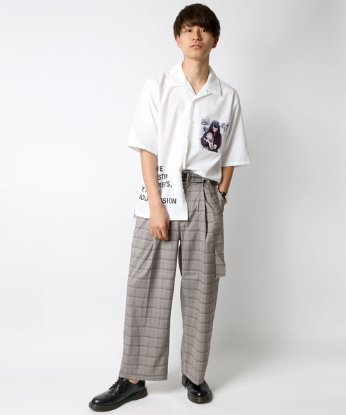 Lazar（ラザル）の「サイドライン ワイド テーパードパンツ/シェフパンツ/イージーパンツ/ベルトセット（その他パンツ・メンズ・ブラック/グレー系その他/ベージュ系その他・M/L）」の18枚目の写真