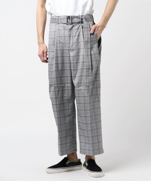 Lazar（ラザル）の「サイドライン ワイド テーパードパンツ/シェフパンツ/イージーパンツ/ベルトセット（その他パンツ・メンズ・ブラック/グレー系その他/ベージュ系その他・M/L）」の21枚目の写真