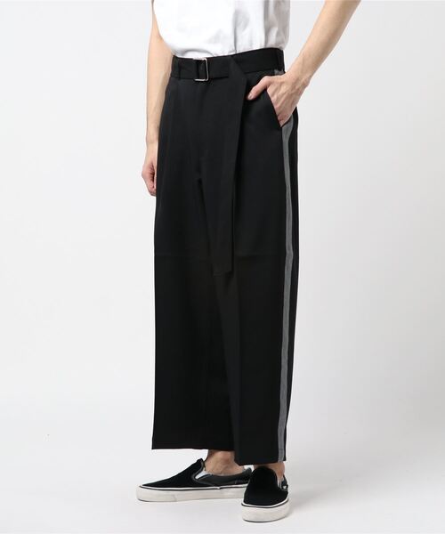 Lazar（ラザル）の「サイドライン ワイド テーパードパンツ/シェフパンツ/イージーパンツ/ベルトセット（その他パンツ・メンズ・ブラック/グレー系その他/ベージュ系その他・M/L）」の20枚目の写真