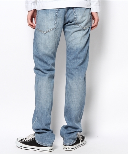 PLST（プラステ）の「Ｍen ユーズドストレッチデニムパンツ（デニムパンツ・メンズ・ライトインディゴブルー・32inch/30inch/34inch/28inch）」の5枚目の写真