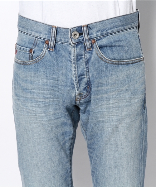 PLST（プラステ）の「Ｍen ユーズドストレッチデニムパンツ（デニムパンツ・メンズ・ライトインディゴブルー・32inch/30inch/34inch/28inch）」の6枚目の写真