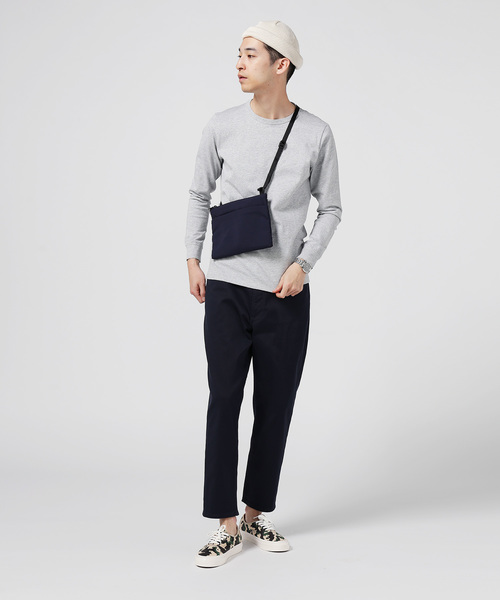 ZOZO（ゾゾ）の「長袖クルーネックTシャツ [MEN]（Tシャツ/カットソー・メンズ・ホワイト/ブラック/ネイビー/カーキ/グレー/ブルー・マルチサイズ）」の9枚目の写真