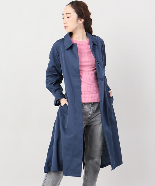 JOINT WORKS（ジョイントワークス）の「ウシロタックステンカラーコート（ステンカラーコート・レディース・ベージュ/ネイビー・FREE）」の2枚目の写真