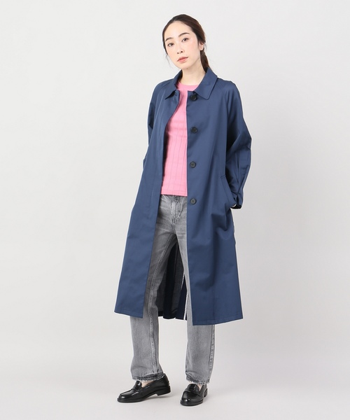 JOINT WORKS（ジョイントワークス）の「ウシロタックステンカラーコート（ステンカラーコート・レディース・ベージュ/ネイビー・FREE）」の3枚目の写真