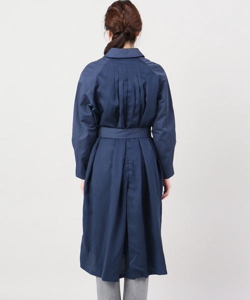 JOINT WORKS（ジョイントワークス）の「ウシロタックステンカラーコート（ステンカラーコート・レディース・ベージュ/ネイビー・FREE）」の7枚目の写真