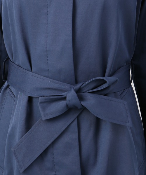 JOINT WORKS（ジョイントワークス）の「ウシロタックステンカラーコート（ステンカラーコート・レディース・ベージュ/ネイビー・FREE）」の13枚目の写真