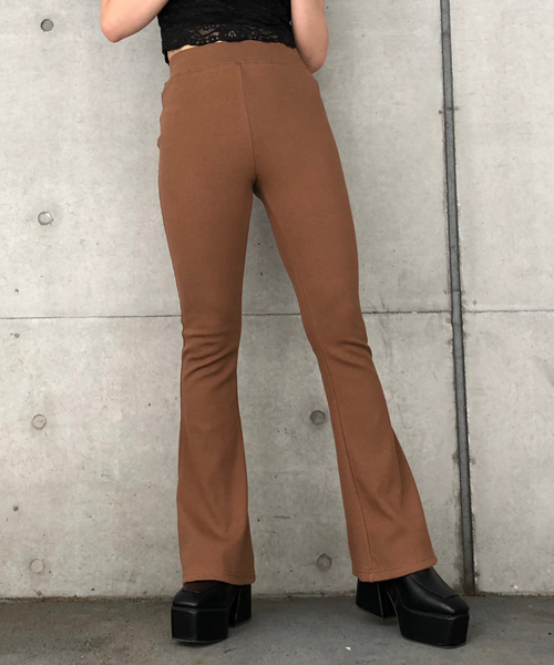 ENVYM（アンビー）の「リブレギンス（その他パンツ・レディース・ブラック/ブラウン/グレー・FREE）」の5枚目の写真