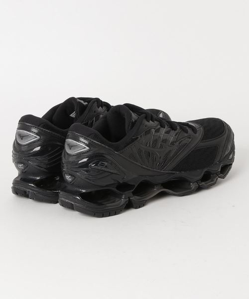 MIZUNO（ミズノ　）の「ミズノ MIZUNO ウエーブプロフェシー 8（スニーカー・メンズ・ブラック×ブラック・25.0cm/25.5cm/26.0cm/26.5cm/27.0cm/27.5cm/28.0cm）」の2枚目の写真