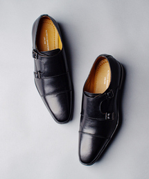 alfredoBANNISTER | 【WEB限定】Wモンクストラップビジネスシューズ(ドレスシューズ)