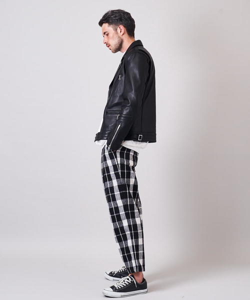 ジャックローズ　JACKROSE ラムレザーダブルライダースジャケット　XL JACKROSE（ジャックローズ）の「ラムレザーダブルライダースTYPE