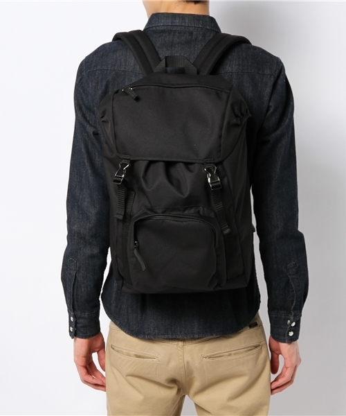 BEAUTY&YOUTH UNITED ARROWS(ビューティーアンドユースユナイテッドアローズ)の「BY ダブル フラップ リュック ◆(バックパック/リュック・メンズ・ブラック/ブラウン/ネイビー/その他1・フリー)」の1枚目の写真