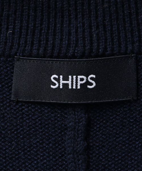 SHIPS(シップス)の「SC: ジャージー ニット ジャケット(カーディガン/ボレロ・メンズ・ネイビー/ブラウン/ダークグレー・SMALL/MEDIUM/LARGE/X-LARGE)」の13枚目の写真