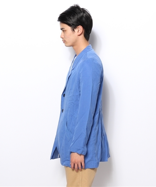 CIAOPANIC（チャオパニック）の「【Ciaopanic】テンセルチェスター（ステンカラーコート・メンズ・ブルー/ネイビー・LARGE/MEDIUM）」の11枚目の写真