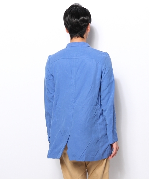 CIAOPANIC（チャオパニック）の「【Ciaopanic】テンセルチェスター（ステンカラーコート・メンズ・ブルー/ネイビー・LARGE/MEDIUM）」の10枚目の写真