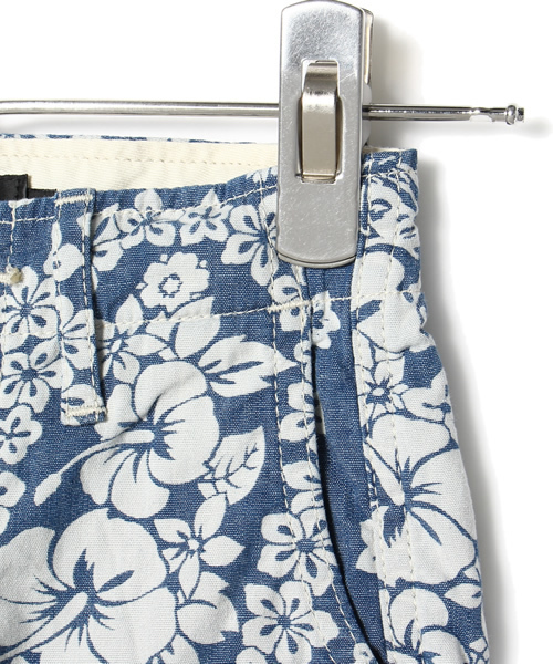 JOEY HYSTERIC（ジョーイヒステリック）の「HIBISCUS 総柄 ショートパンツ（その他パンツ・キッズ・インディゴブルー・SMALL/X-SMALL/MEDIUM）」の4枚目の写真