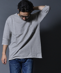 AMERICAN RAG CIE | AMERICAN RAG CIE 裏毛7分袖T ACX-M142-CT018【WEB限定】∴(Tシャツ/カットソー)