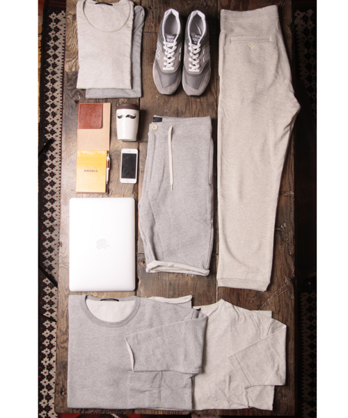 AMERICAN RAG CIE(アメリカンラグシー)の「AMERICAN RAG CIE オーガニックコットン裏毛7分袖T ACX-M142-CT018【WEB限定】∴(Tシャツ/カットソー・メンズ・トップグレー/オートミール・3/1/2)」の11枚目の写真