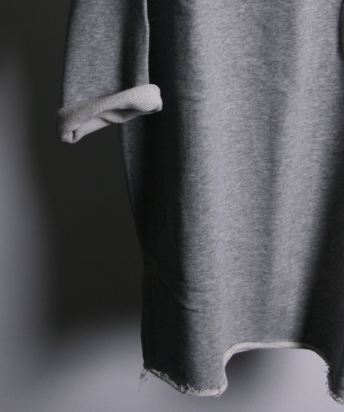 AMERICAN RAG CIE(アメリカンラグシー)の「AMERICAN RAG CIE オーガニックコットン裏毛7分袖T ACX-M142-CT018【WEB限定】∴(Tシャツ/カットソー・メンズ・トップグレー/オートミール・3/1/2)」の6枚目の写真