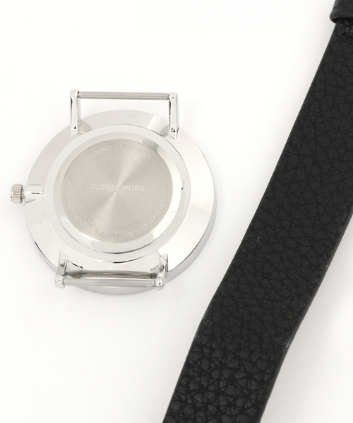 GLOBAL WORK（グローバルワーク）の「ラウンドスルーベルトウォッチ/848129（アナログ腕時計・レディース・ライトグレー/ブラック/ダークブラウン/ベージュ・FREE）」の9枚目の写真