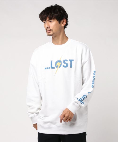 lost(ロスト)の「LOST/ロスト 19FW-B THUNDER トレーナー(スウェット・メンズ・ホワイト/ブラック・M/L)」の1枚目の写真