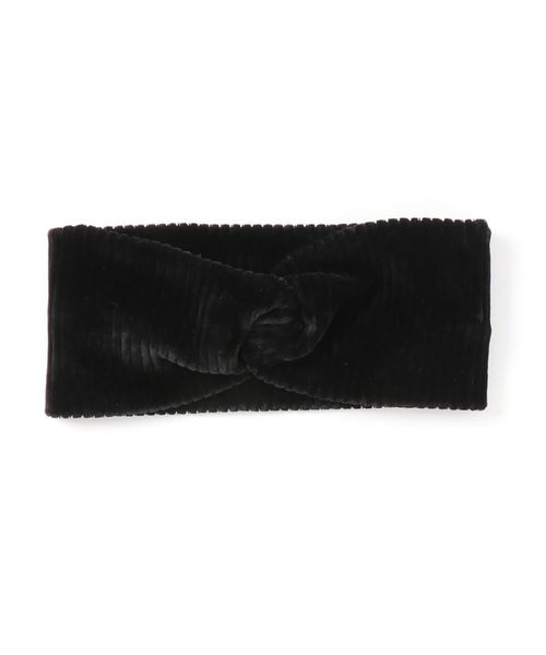 minia（ミニア）の「コーデュロイターバン　[ minia ]　≪2019AW新作≫（ヘアバンド・レディース・モカ/イエロー/アイボリー/グレー/カーキ/ブラック/ネイビー・FREE）」の8枚目の写真