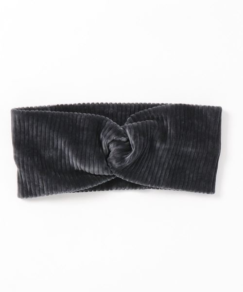 minia（ミニア）の「コーデュロイターバン　[ minia ]　≪2019AW新作≫（ヘアバンド・レディース・モカ/イエロー/アイボリー/グレー/カーキ/ブラック/ネイビー・FREE）」の17枚目の写真