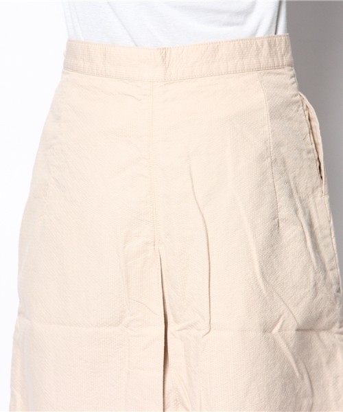 BEAMS BOY（ビームスボーイ）の「◎BEAMS BOY / ドビー ボックスプリーツ ミディアム スカート（スカート・レディース・ベージュ/オリーブ/ネイビー・0/1）」の7枚目の写真