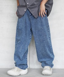 ワイド バルーンデニムパンツ