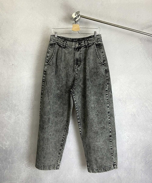 Beno(ビーノ)の「ワイド バルーンデニムパンツ(デニムパンツ・メンズ・ライトグレー/インディゴブルー/サックスブルー/ワンウォッシュ/ライトインディゴブルー/ブラック/ブルー系その他2/キナリ/ブルー系その他/グリーン/ブラック系その他/ブラック系その他2・S/M/L)」の22枚目の写真