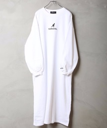 【KANGOL/カンゴール】裏毛ワンポイント刺繍ワンピース ビッグシルエット
