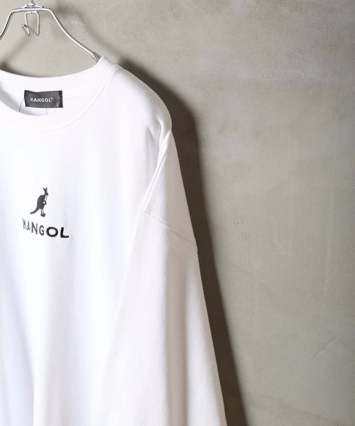 KANGOL(カンゴール)の「【KANGOL/カンゴール】裏毛ワンポイント刺繍ワンピース ビッグシルエット(ワンピース・レディース・ホワイト/ブラック/ベージュ・MEDIUM/LARGE)」の9枚目の写真