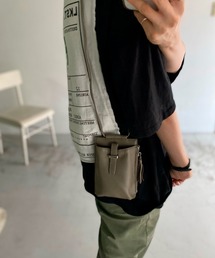 羊革スマホポシェット