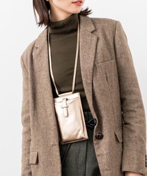 羊革スマホポシェット