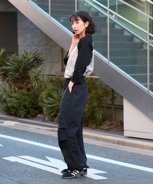 United Athle（ユナイテッドアスレ）の「【United Athle】5.6オンス ラグラン 3/4スリーブクルーネック Tシャツ 7分袖 バイカラー 2026年春夏（Tシャツ/カットソー・メンズ・ホワイト×ネイビー/ホワイト×ブラック/ブラック/ミックスグレー・M/L/XL/S）」の20枚目の写真